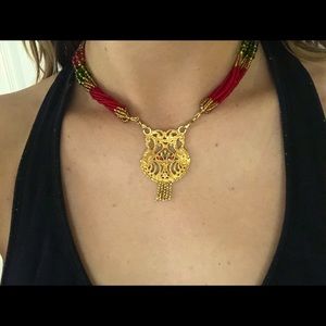 Gold Indian necklace